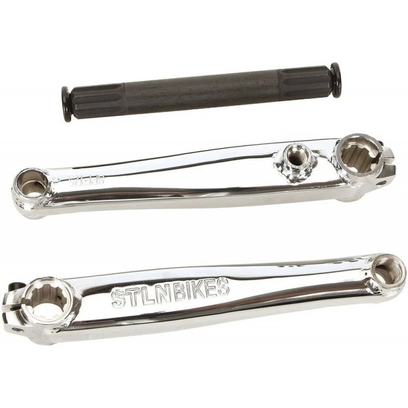 Pédalier STOLEN Mob V4 175mm Chromé – Image 2