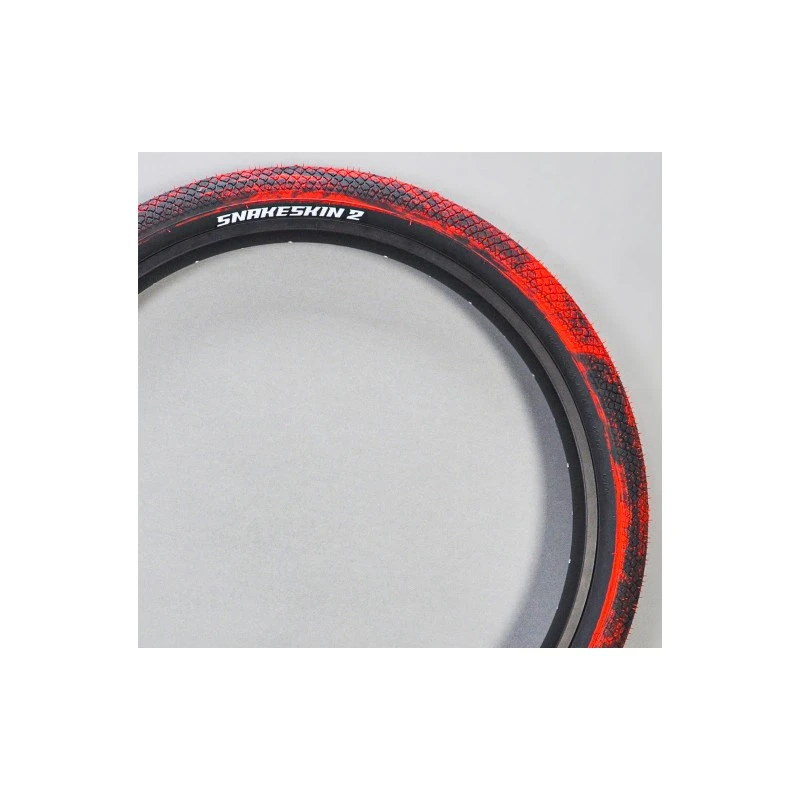 Pneus SnakeSkin 2 De Mafia Bikes X2 (paire) - 26 Pouces - Marble Red â Image 2