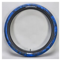 Pneus SnakeSkin 2 De Mafia Bikes X2 (paire) - 26 Pouces - Marble Bleu