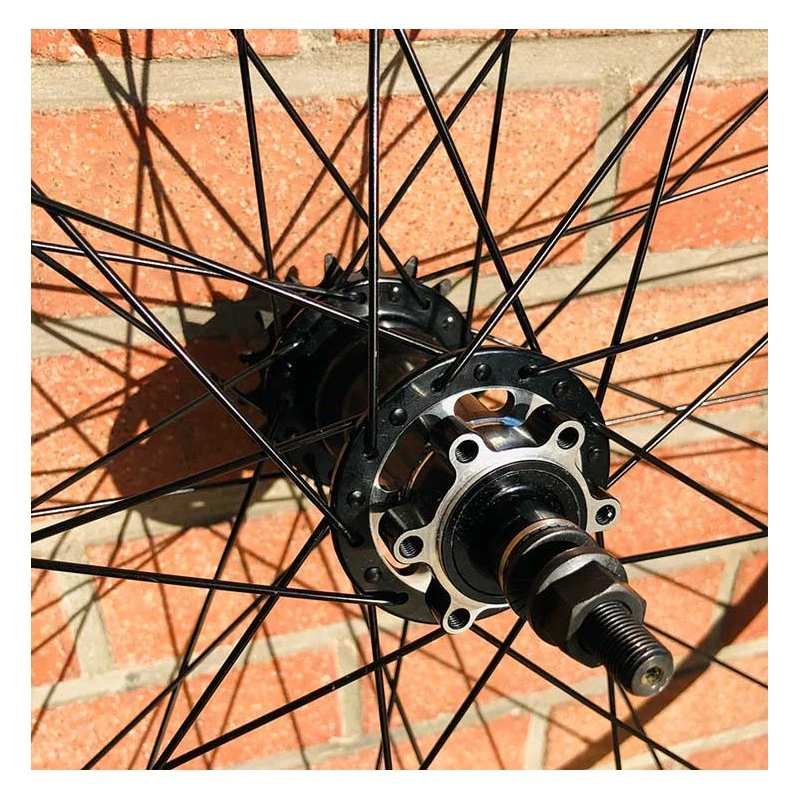 Roue Arrière Custom Bikelife X Collective 27.5 Pouces à Disk Noire - Wheeling Bike – Image 6