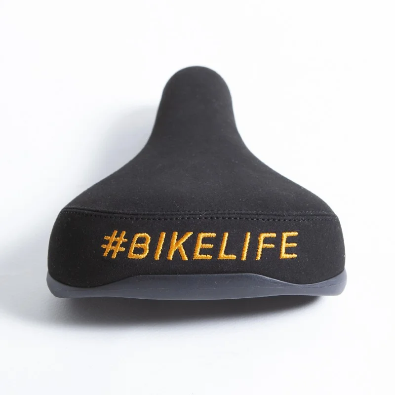 Selle BIKELIFE Noire Logo Orange – Image 4