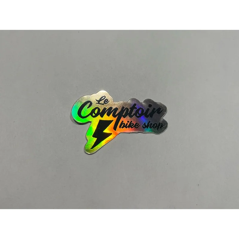 Sticker LECOMPTOIRBIKESHOP Holographic Small