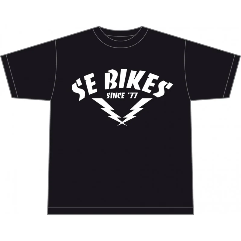 Se-bikes T-SHIRT SE BIKES LIGHTNING L BLK